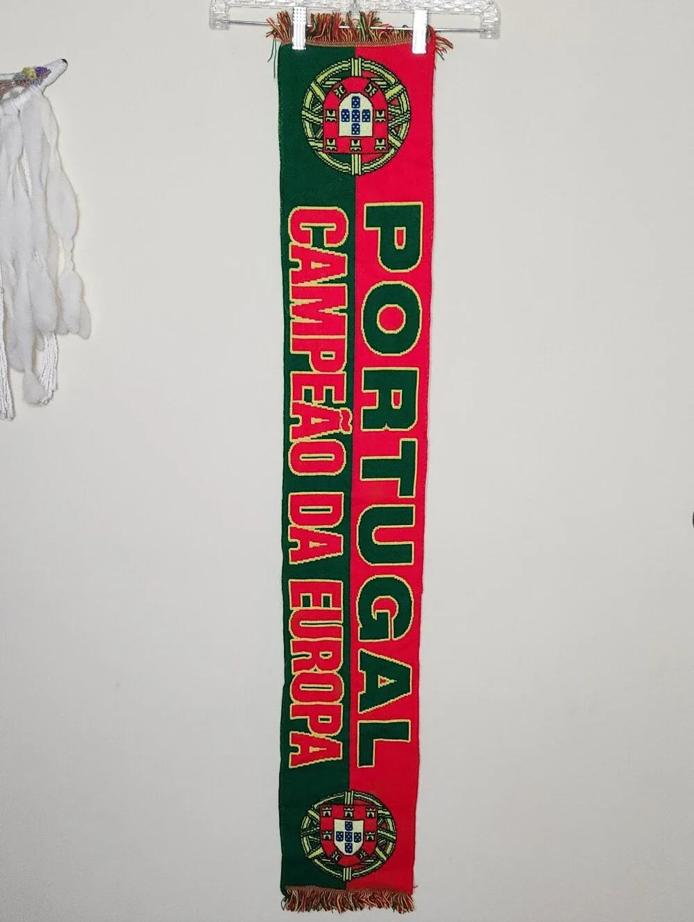 Portugal Euro 2016 Champions Soccer Fan Scarf Red Green